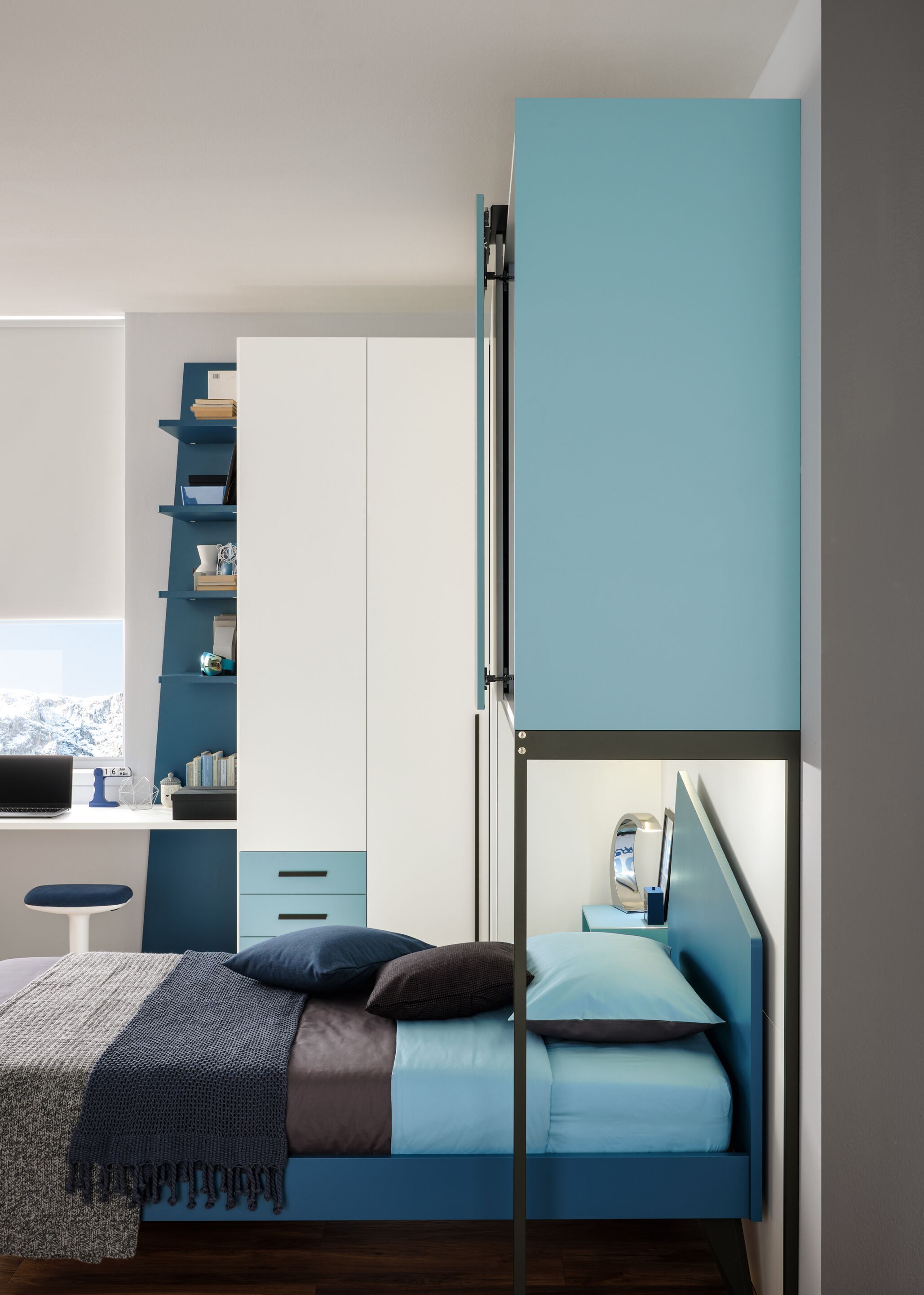 Спальня с угловой палубой Moretti Compact YC313 ARCH-00055187 - Вид №2