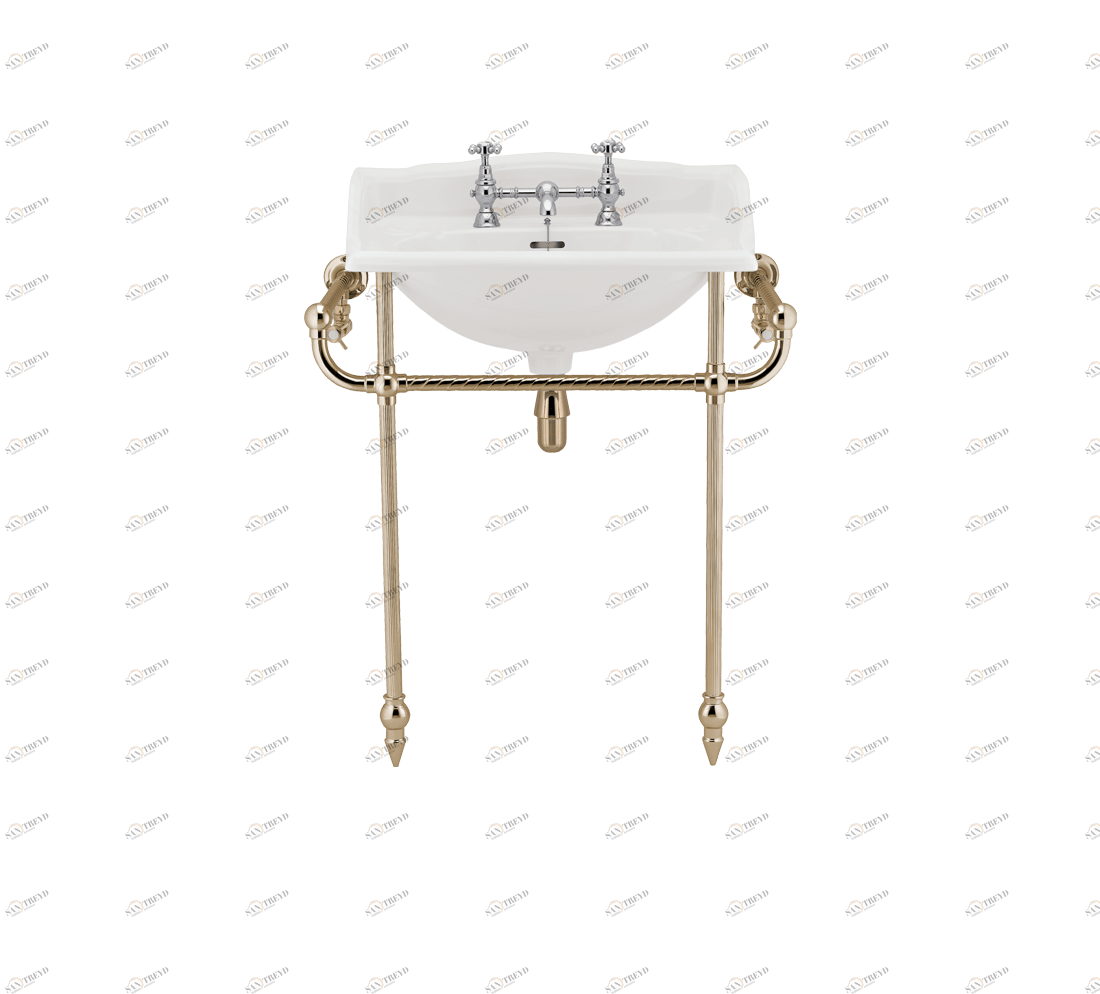 Gentry Home Таз большой белый Victorian Incalux GH102887