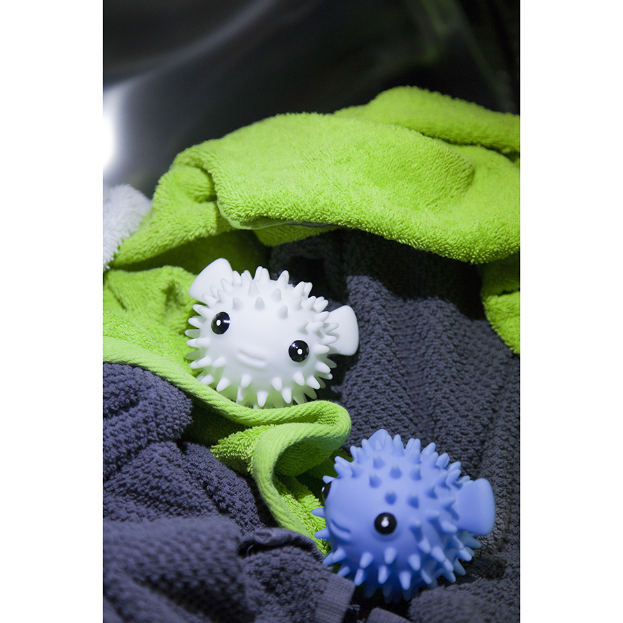 LB09 Набор шариков для стирки puffer fish, 2 шт Kikkerland  - Вид №1