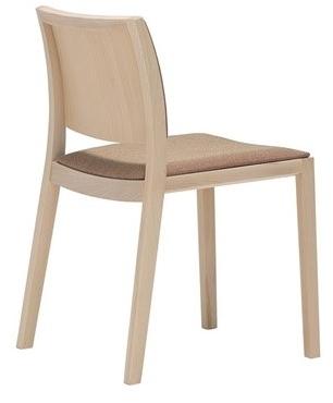 Andreu World Мягкое деревянное кресло Duos Si2752 - Вид №1