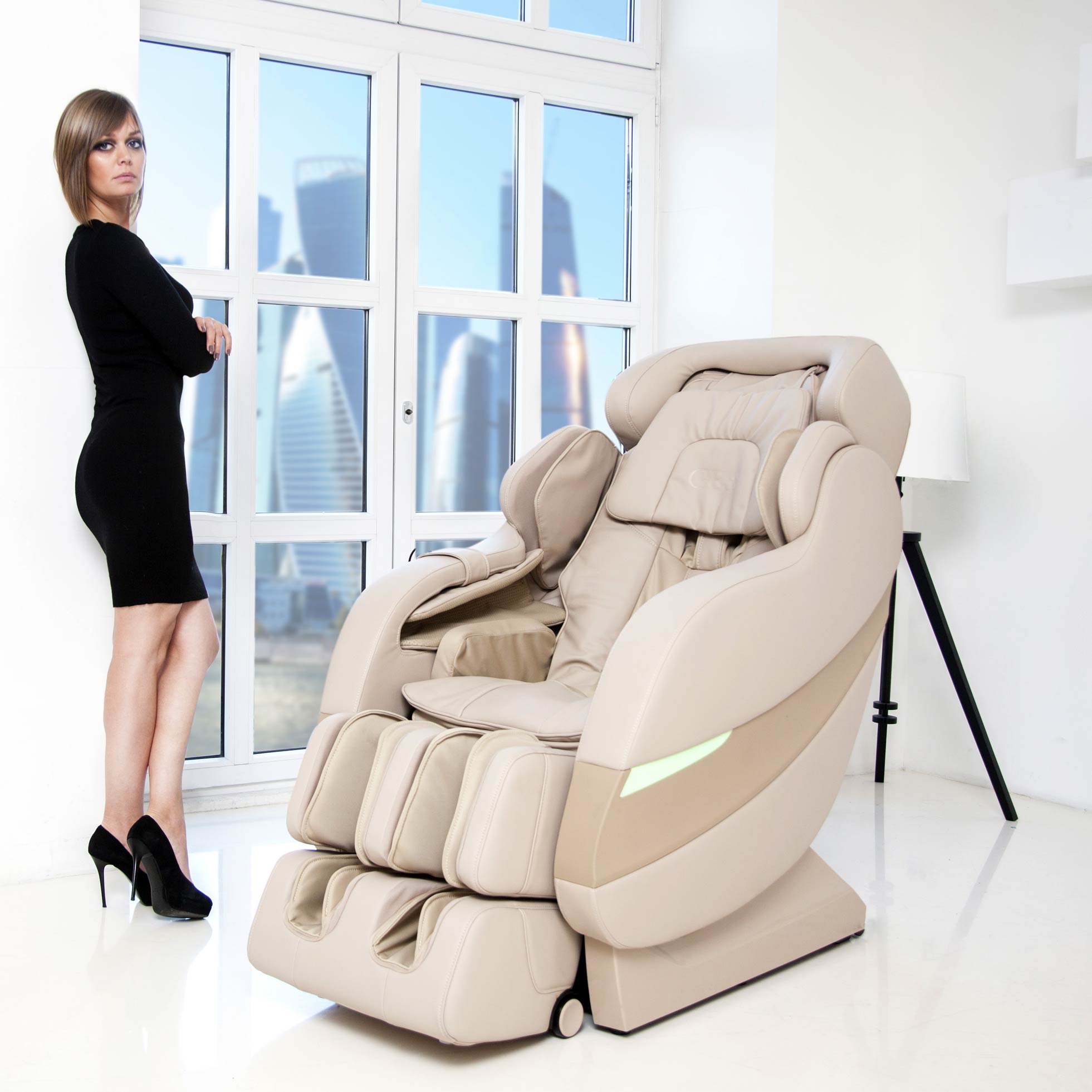 Массажное кресло rolfing (бежевое) GESS sun-id-2068295 - Вид №2