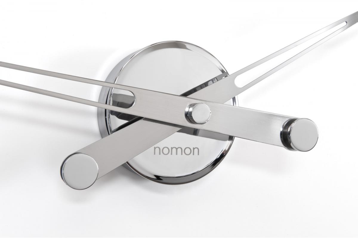 009101 Настенные часы i хром Nomon Axioma 