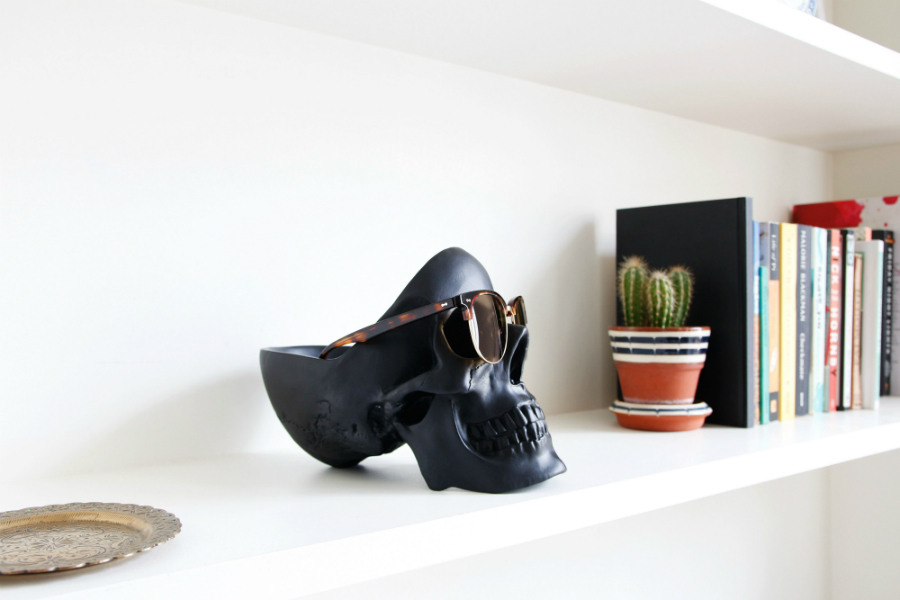 SK TIDYSKULL2 Органайзер для мелочей skull, черный Suck UK  - Вид №10