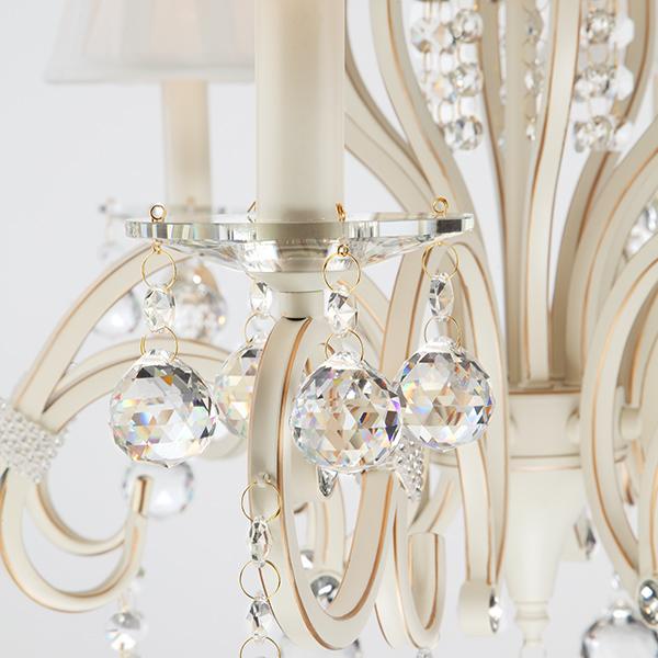 Подвесная люстра Eurosvet 12075/8 белый Strotskis EUROSVET ДИЗАЙНЕРСКИЕ 184727 Белый  - Вид №1