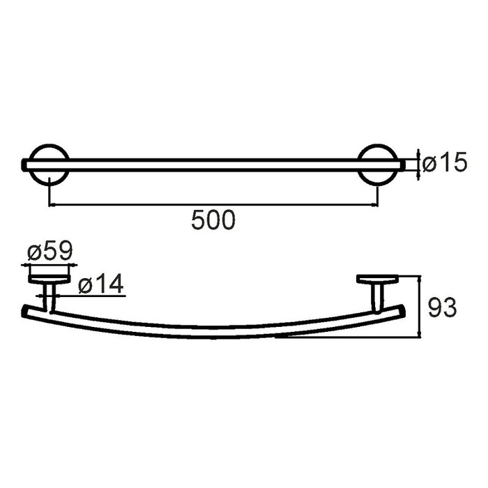 CADSM10M49 Milardo Cadiss Полотенцесушитель Cadiss Россия  - Вид №1