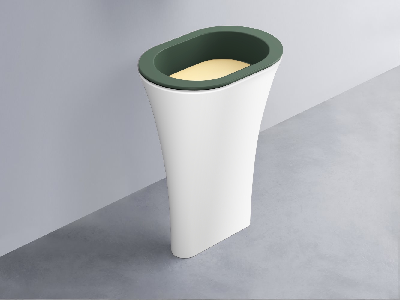 AMLA65-MU+AMPILO-CN+AMCOLO-BL Раковина Amedeo Ovale отдельностоящая cielo Enjoy + Amedeo Ceramica Cielo