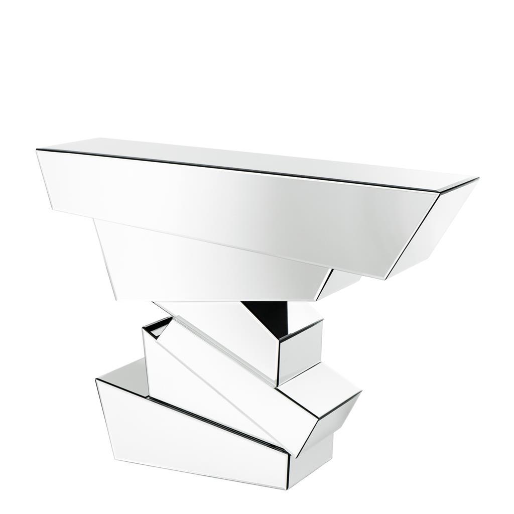 Консоль зеркальная с фигурной ножкой Elbaz от Eichholtz EICHHOLTZ EICHHOLTZ 061013 Зеркальный  - Вид №1