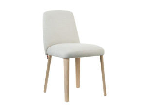 Мягкий стул из ткани без подлокотников