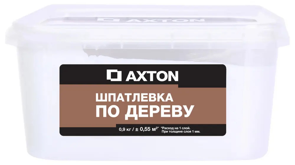 AXTON Шпатлевка для дерева универсальная белая 0.9 кг 81950909