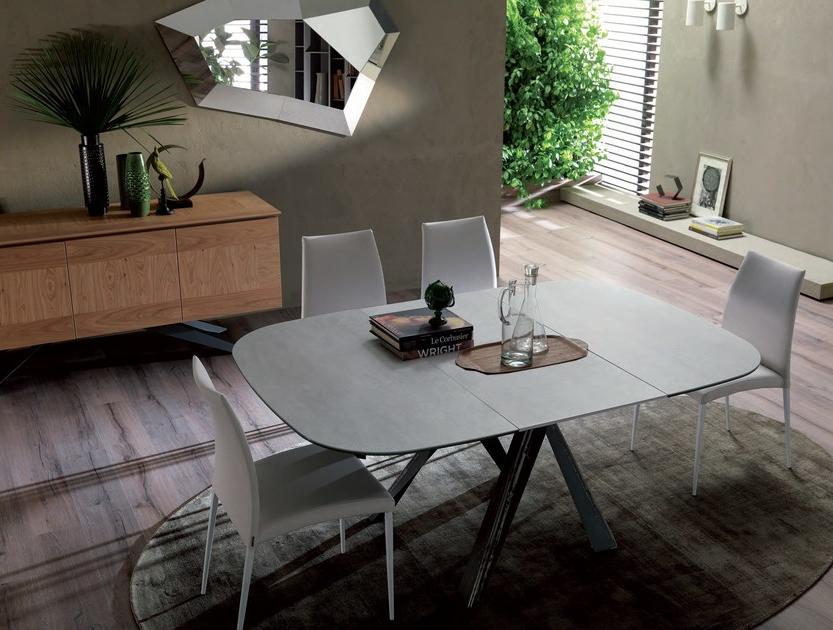 Ozzio Italia Раздвижной хрустальный стол  T246  - Вид №1