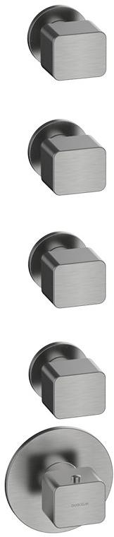 GUGLIELMI Встраиваемый термостатический смеситель для душа на 5 отверстий Gzero Fiin00961 - Вид №3