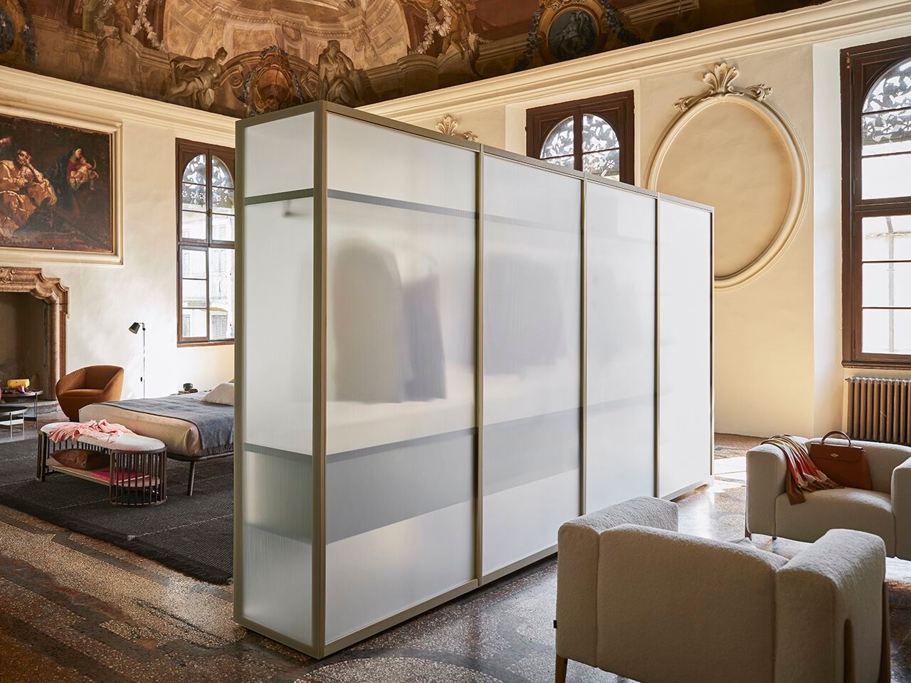 Металлическая секционная гардеробная Pianca TEATRO ARCH-00038354 - Вид №6