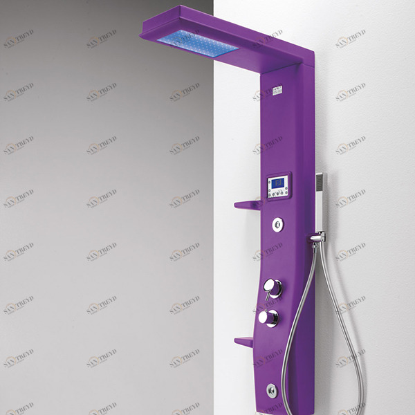 Душевая колонна Etoile Lilac 160 см c хромотерапией и изливом 4ETA8N0L Gruppo Geromin