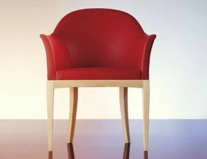 OAK Кожаное кресло с подлокотниками Percorsi