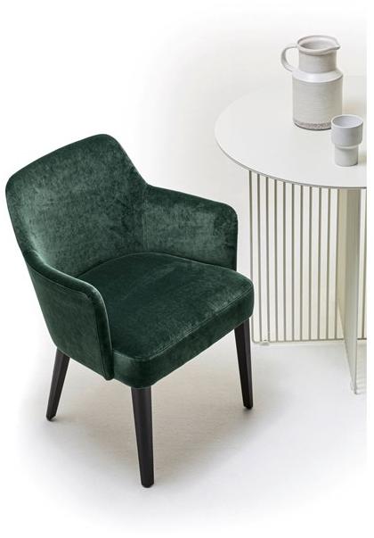 La Cividina Стул из ткани с подлокотниками Velour sun-id-1450832 - Вид №1