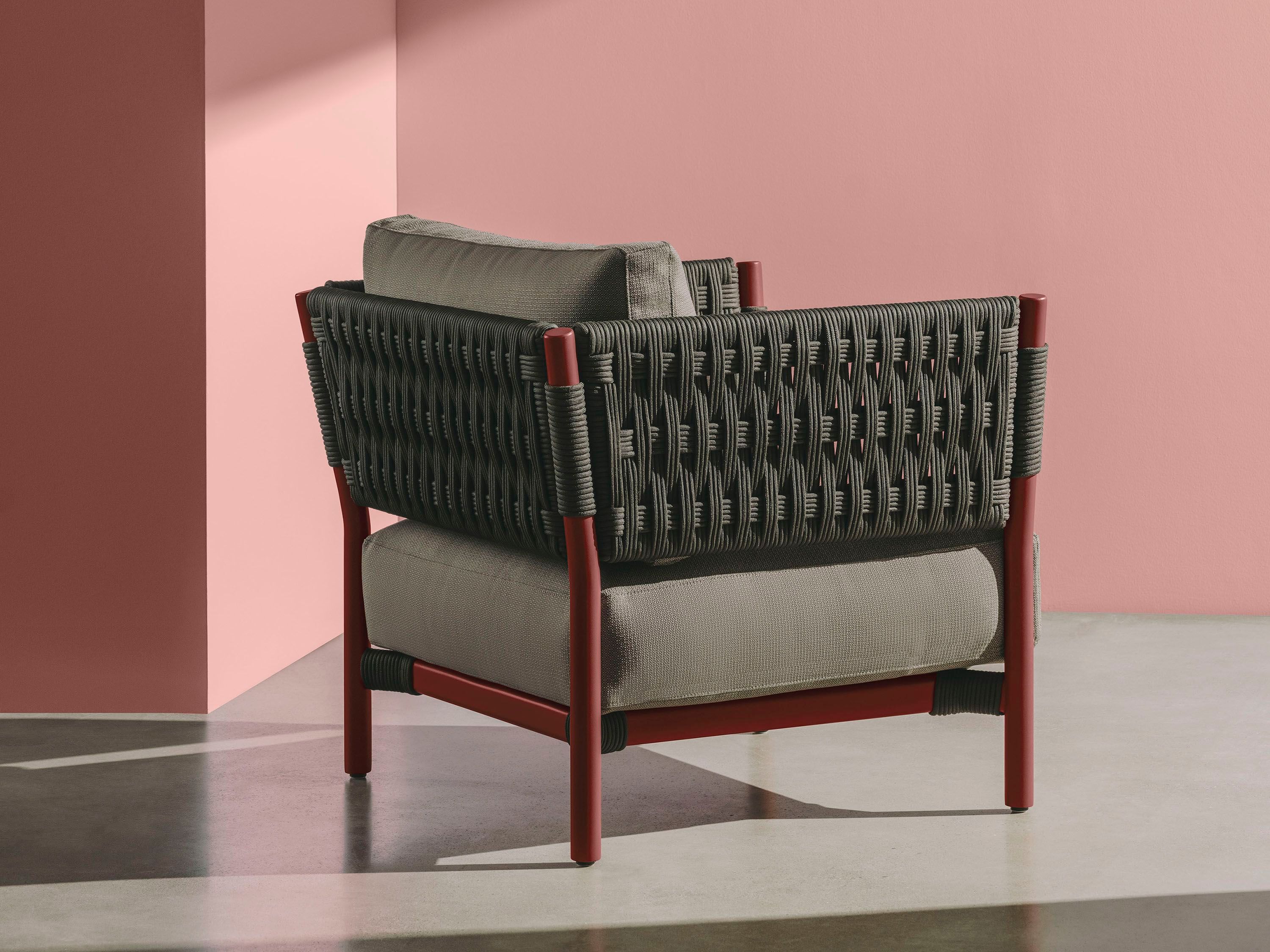 Тканевое садовое кресло с подлокотниками Andreu World Brezal ARCH-00078993 - Вид №3