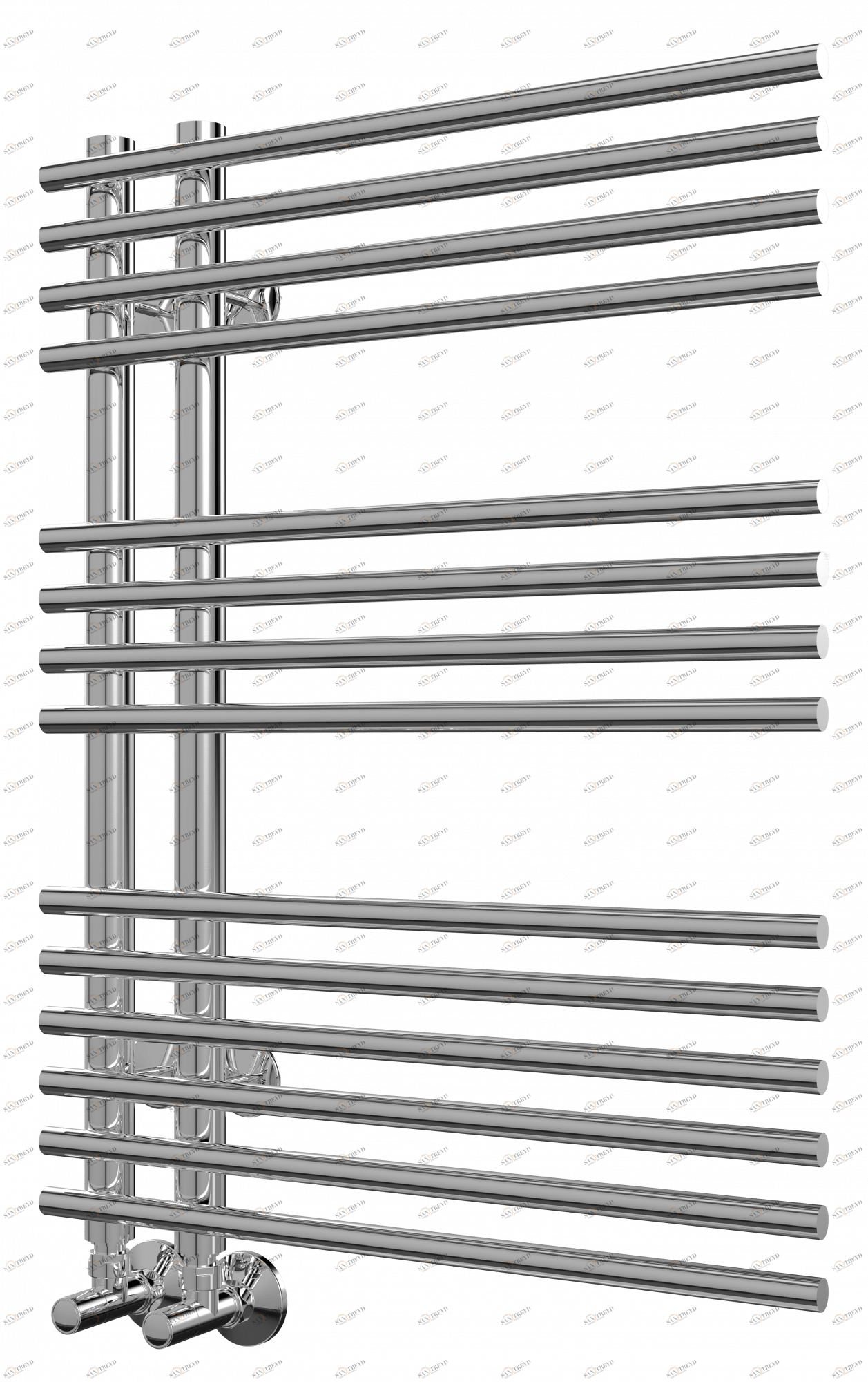 4620768886522 ЛЮКС Астра П14 500х696 (6+4+4) Полотенцесушитель TERMINUS RAL 9005 матовый