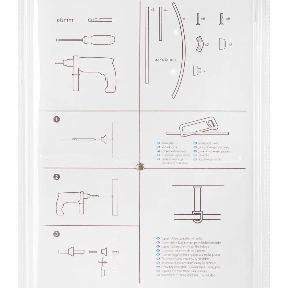 Угловой карниз SENSEA для ванной 160×105 см с хромированным покрытием 16912477 STLM-0007246 - Вид №3