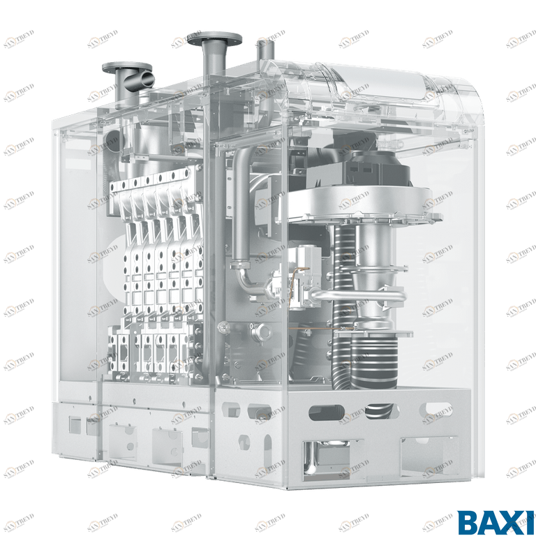 7702608 Напольный газовый конденсационный котел увеличенной мощности BAXI POWER HT-A 1.1650 BAXI 