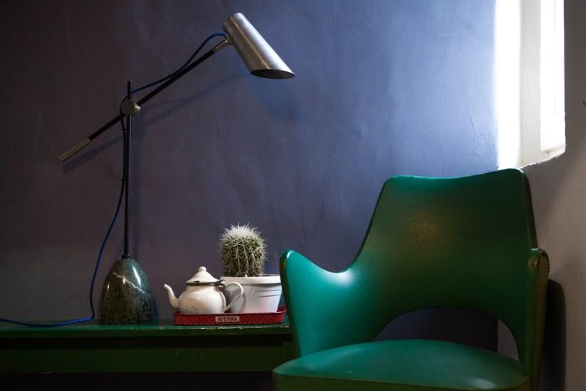 Il Bronzetto Регулируемая настольная лампа из латуни с гибким кронштейном Blossom Cam02 - Вид №1