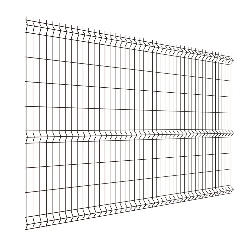 3D панель для забора Fine 2.5x1.73 м RAL 8017 коричневый 3 ребра Santreyd STLM-2090698