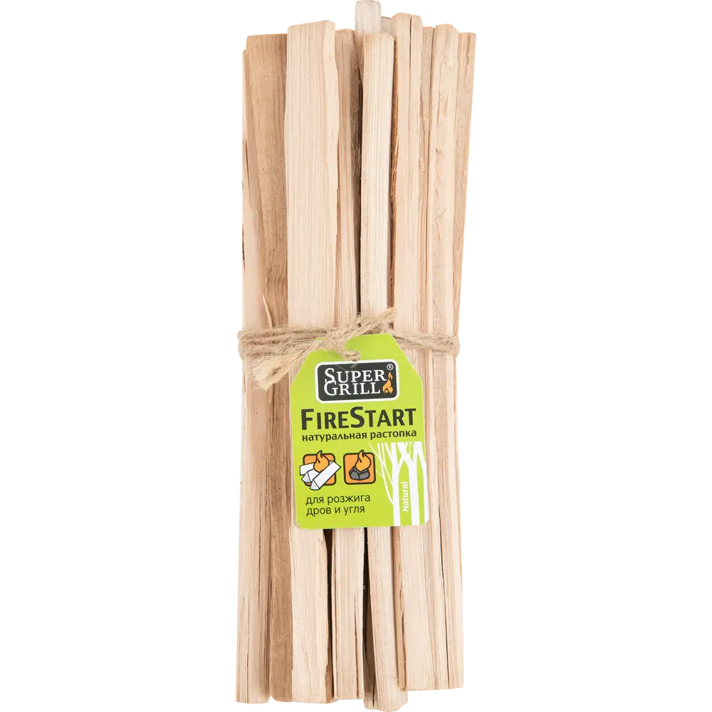 Растопка натуральная берёзовые щепки 0.6 кг 1 л 85033957 STLM-2052599 SuperGrill  - Вид №1