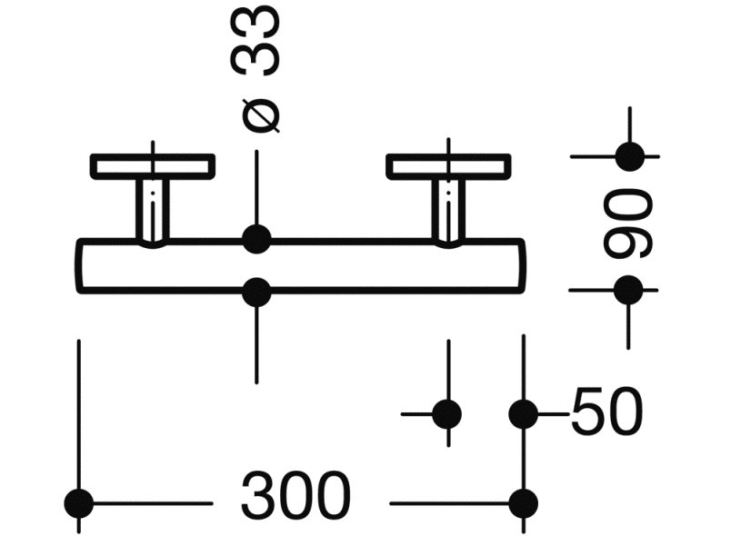 950.36.10099 ручка для захвата HEWI System 800 K  - Вид №12