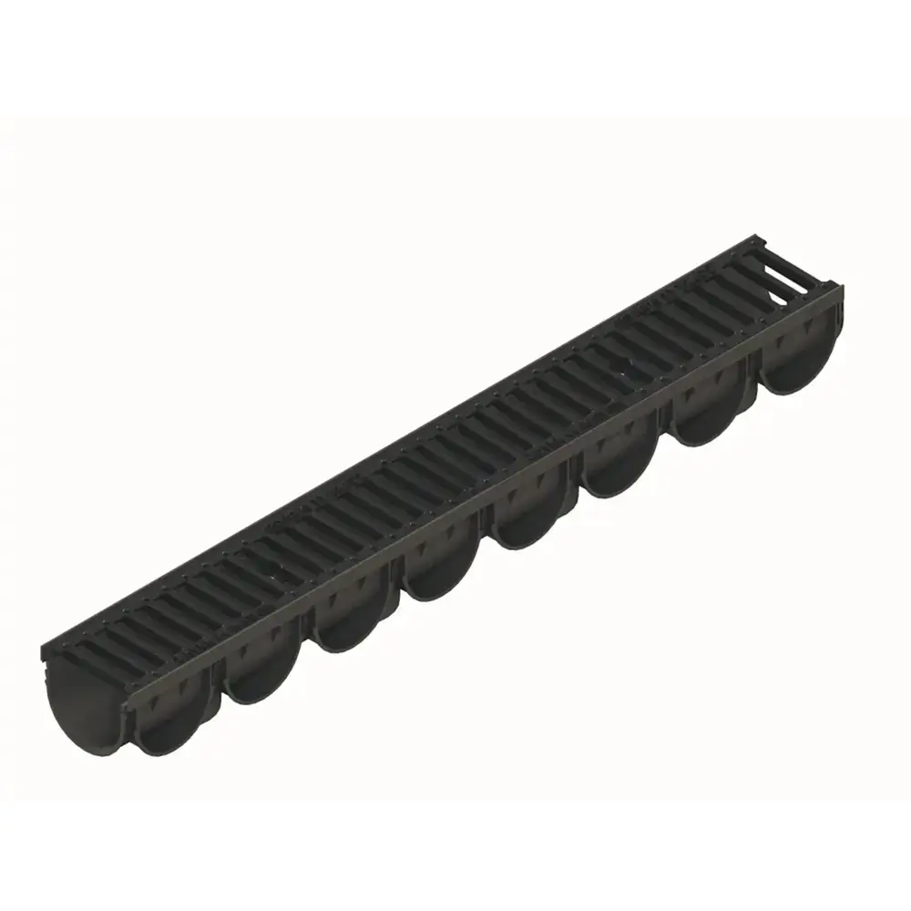 Лоток Standartpark Spark 3 пластиковый 1000x125x100 мм с чугунной решеткой класса С250 84347377 STLM-2058433 