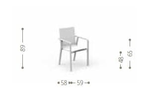 Штабелируемый садовый стул со встроенной подушкой Talenti ARCH-00098685 - Вид №10