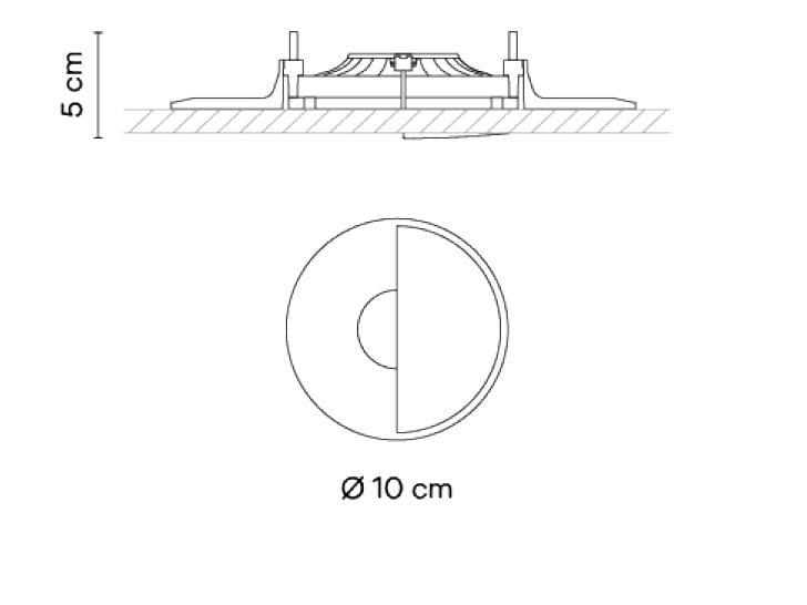 Светодиодный прожектор с регулируемой яркостью Vibia Circle ARCH-00007271 - Вид №1