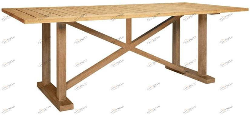 JANUS et Cie Прямоугольный обеденный стол из тика Arbor sun-id-1356672