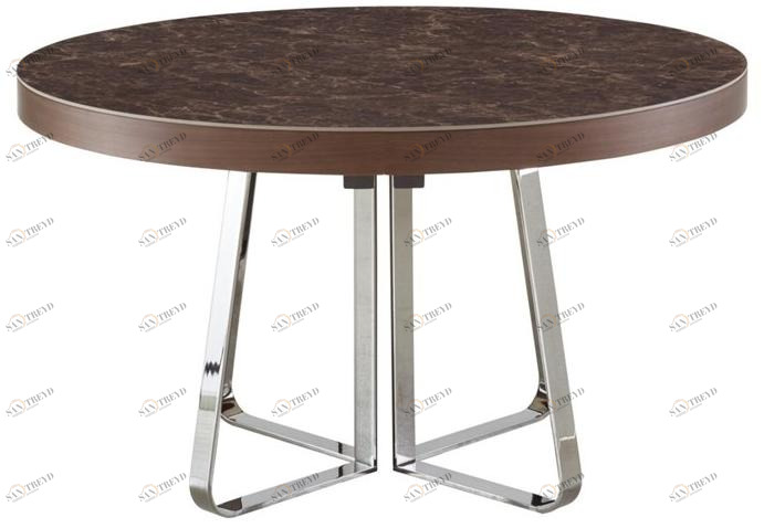 Ligne Roset Раздвижной круглый обеденный стол из керамогранита  0e50ds30-0050ds2n 