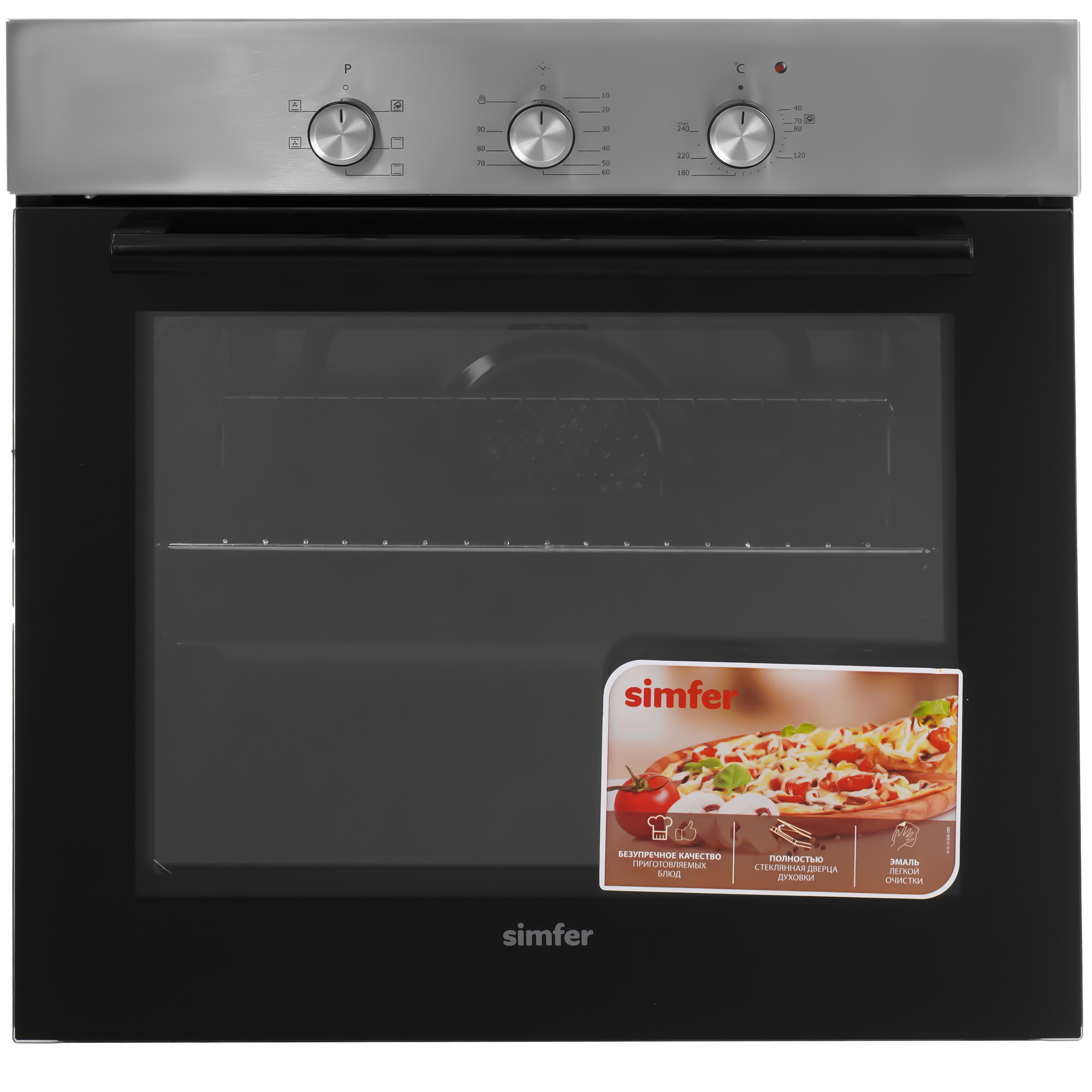 9280250 Духовой шкаф электрический Simfer B6EM16001 + Варочная поверхность электрическая Simfer H60D14B000 STDN-0081441 - Вид №1