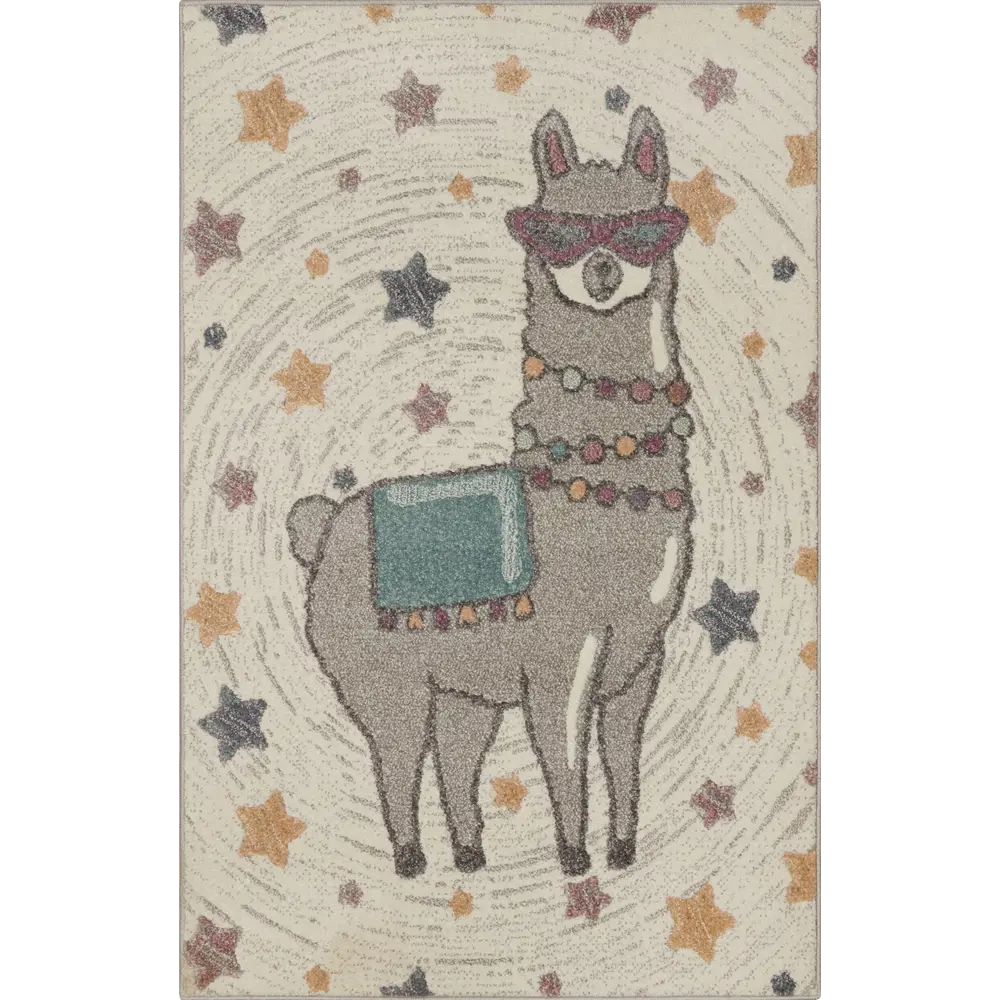Ковер полипропилен Art Kids LM17 100x150 цвет серый 83506941 STLM-2005395  - Вид №1