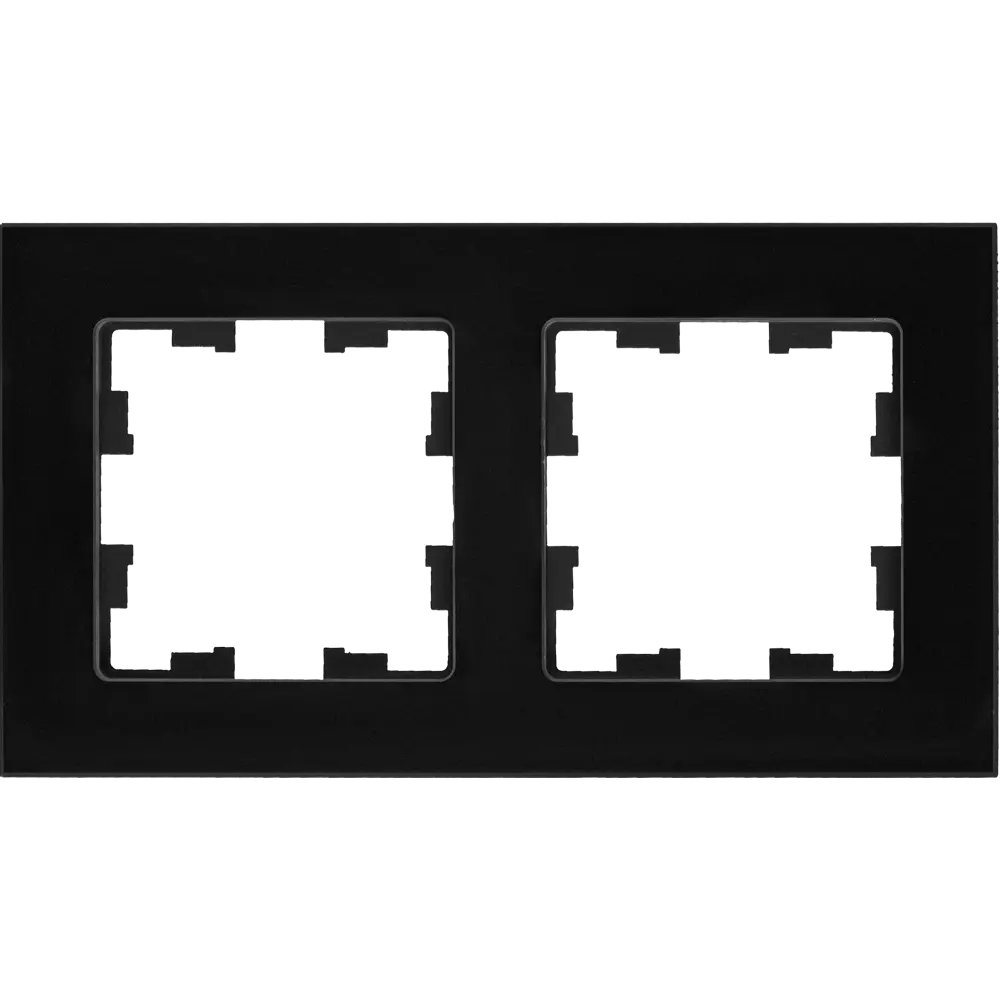 Рамка IEK Brite-2 для розеток и выключателей в стеклянном исполнении 87761313 STLM-1105575