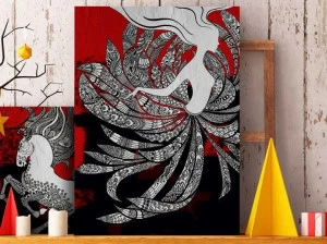 MOMENTI Авторский художественный принт Crazy home paintings Ah-002