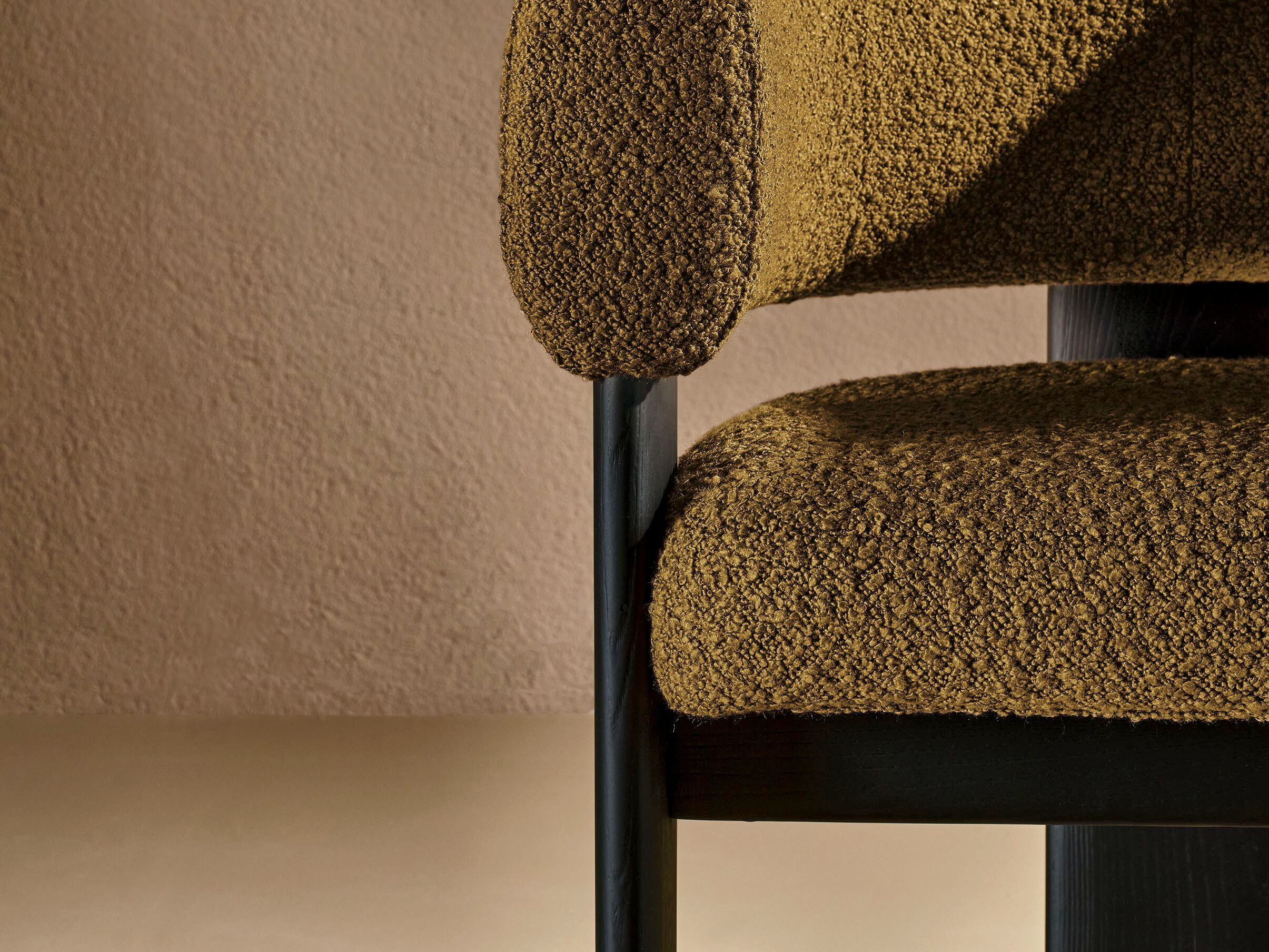 Тканевый стул с деревянной рамой и подлокотниками Naturedesign Главная ARCH-00058236 - Вид №2