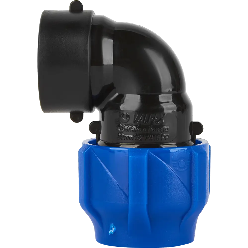 Отвод комбинированный 90° ПНД Valfex 1/2"x20 мм ВР 1210012320012 89106799 STLM-2208276  - Вид №1