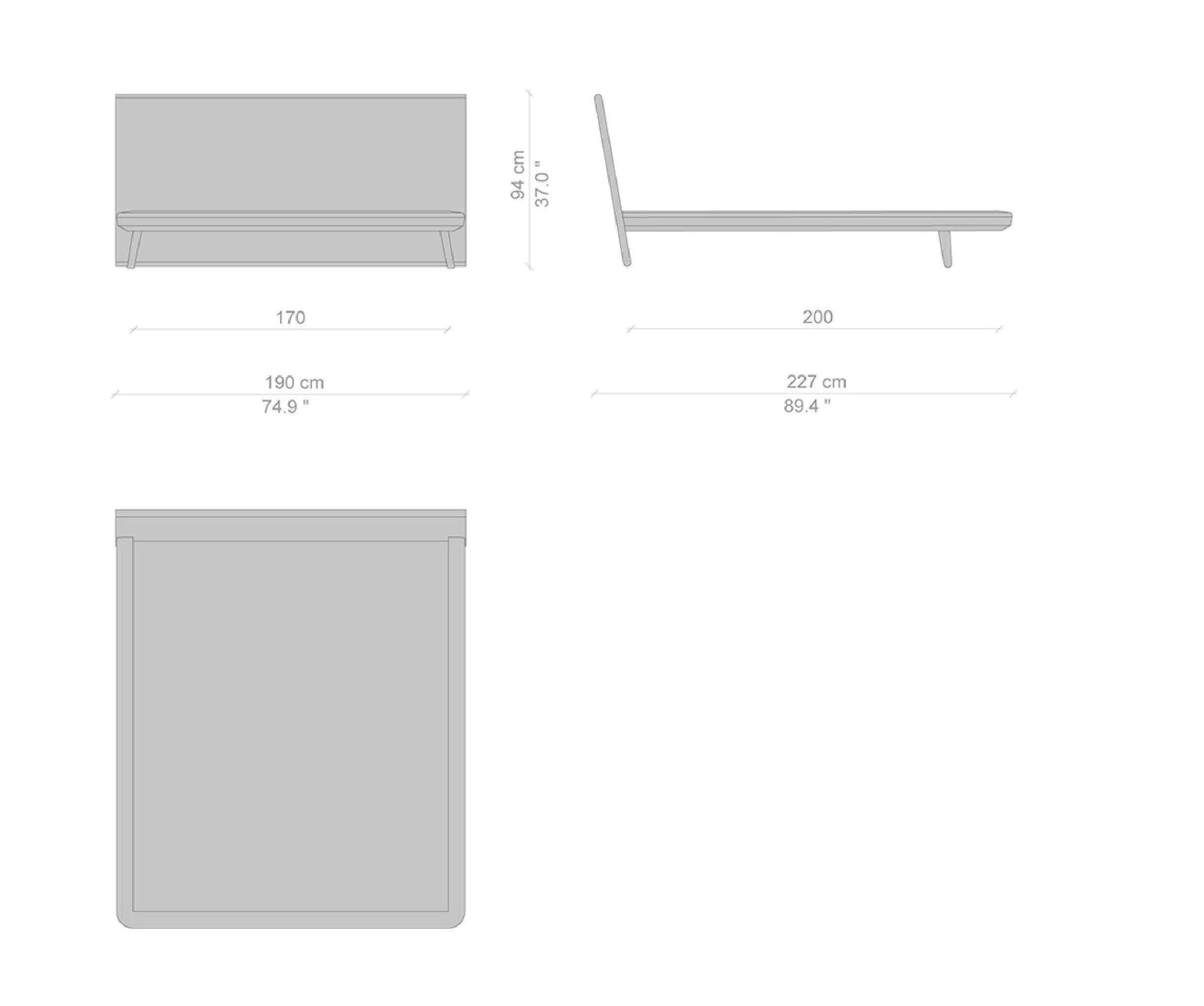 Кровать с изголовьем из ясеня CASSINA ACUTE ARCH-00017163 - Вид №11