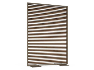 Термокрытая алюминиевая и деревянная перегородка