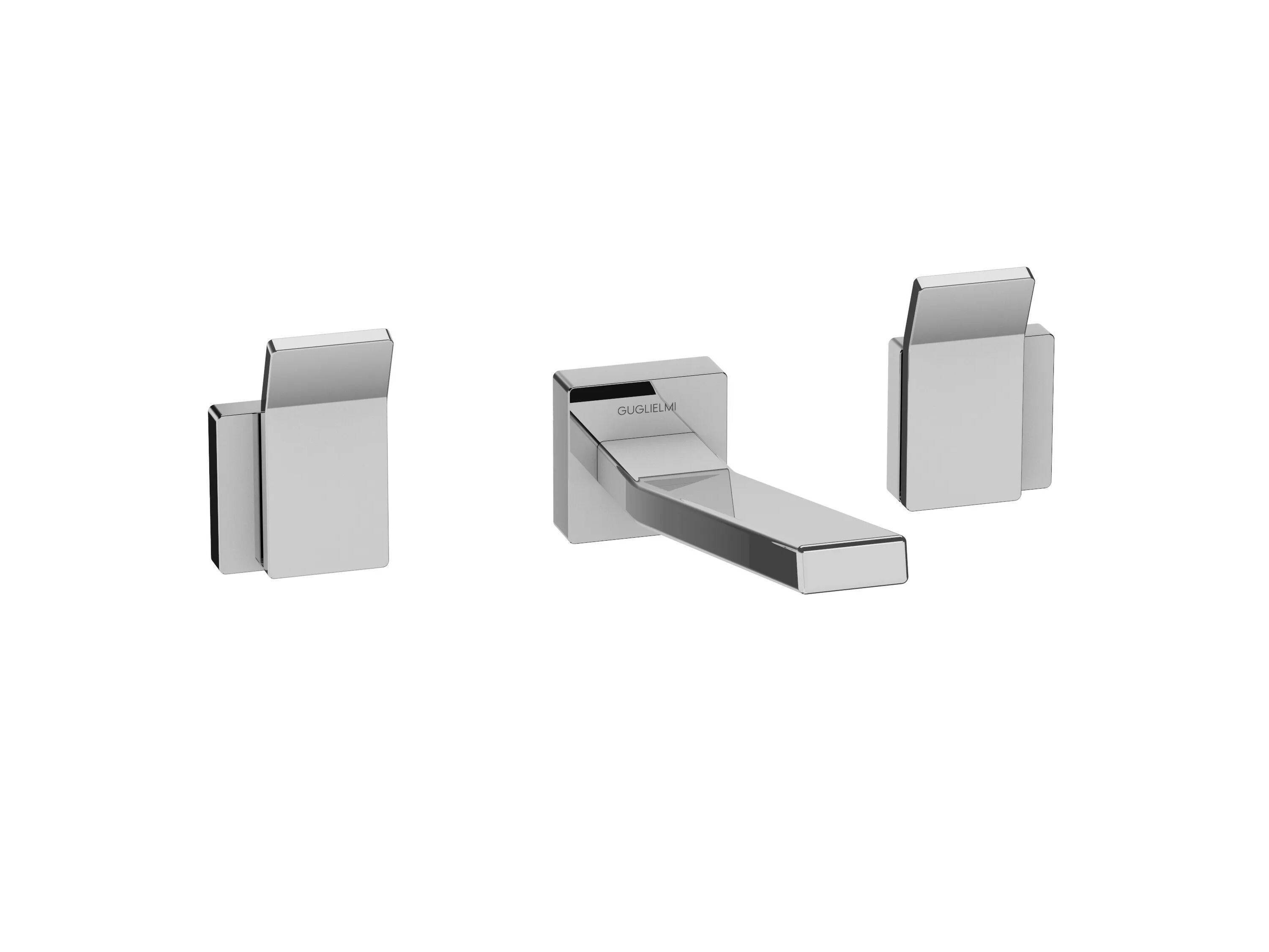 Настенный смеситель для раковины с 3 отверстиями GUGLIELMI RUBINETTERIE Centanni ARCH-00150947 - Вид №1