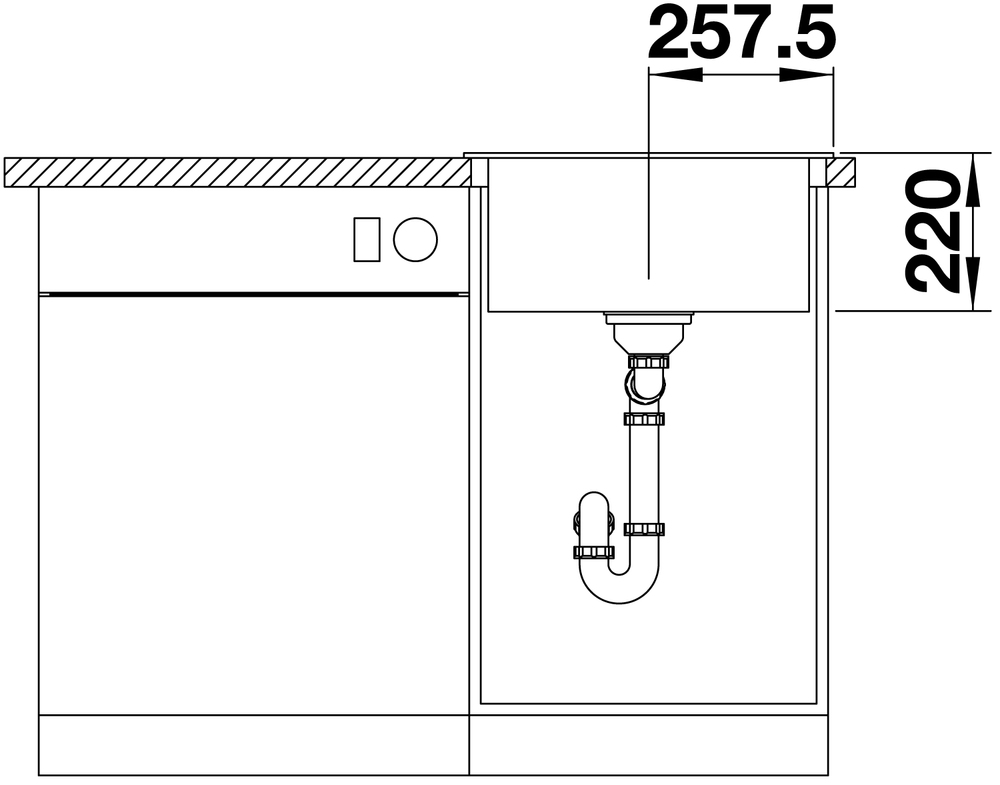 521677 Кухонная мойка Blanco Pleon 5 кофе  Blanco Pleon Кофе - Вид №5