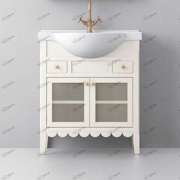 Avila Dos Тумба напольная "Волны" с раковиной ETNA 75 Color 28 COUNTRY ETNA COUNTRY 01044180120362N28