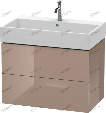 LC627708686 L-Cube Тумбочка подвесная Капучино глянцевый лак Duravit