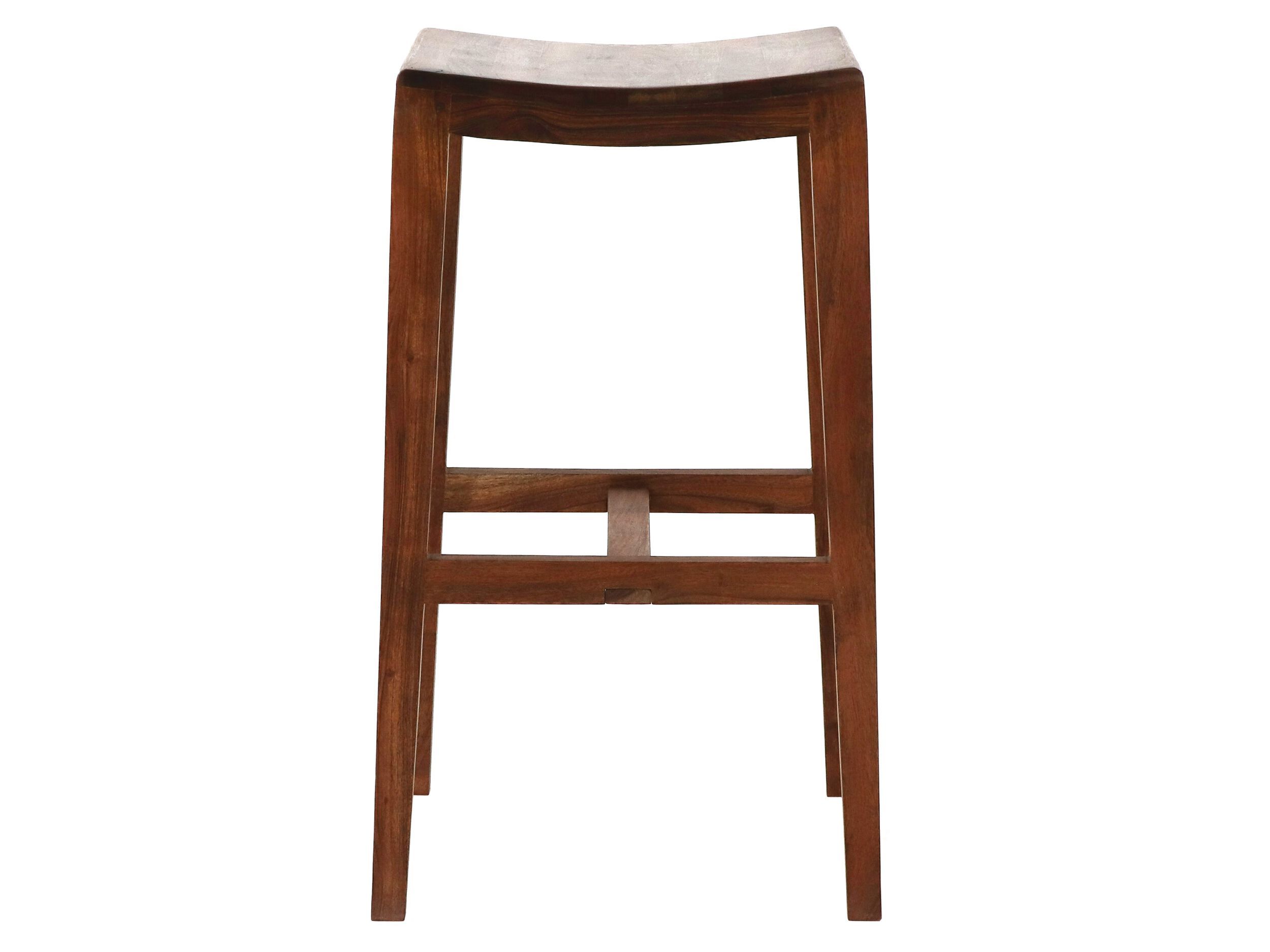 Высокий барный стул из манго с подставкой для ног POMAX KENT ARCH-00101714 - Вид №3