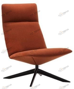 Andreu World Кресло поворотное с высокой спинкой Capri lounge Bu1699