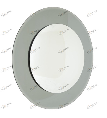 Зеркало круглое большое серое Luna PUSHA ДИЗАЙНЕРСКИЕ 062625 Серый 