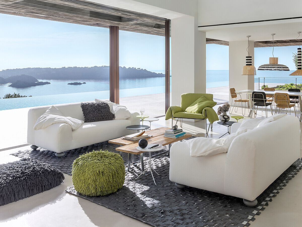 3-местный диван из хлопка и конопли AMPM Bold ARCH-00029657 - Вид №7