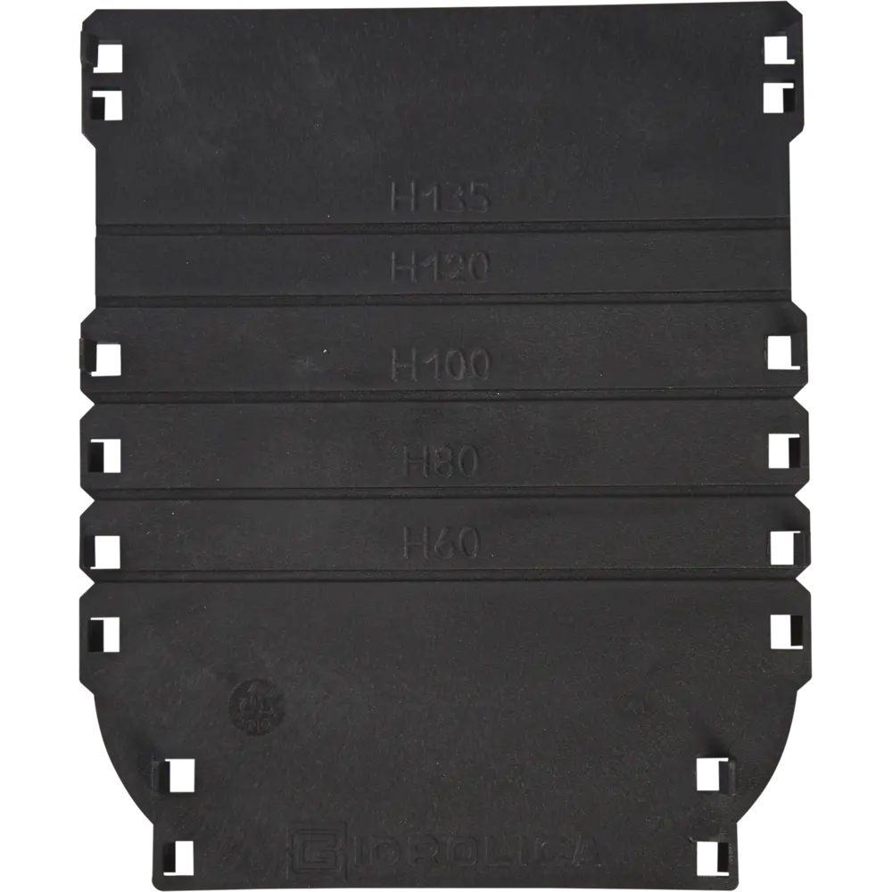 GIDROLICA Заглушка торцевая для дренажных лотков DN100 13138965 STLM-0002847