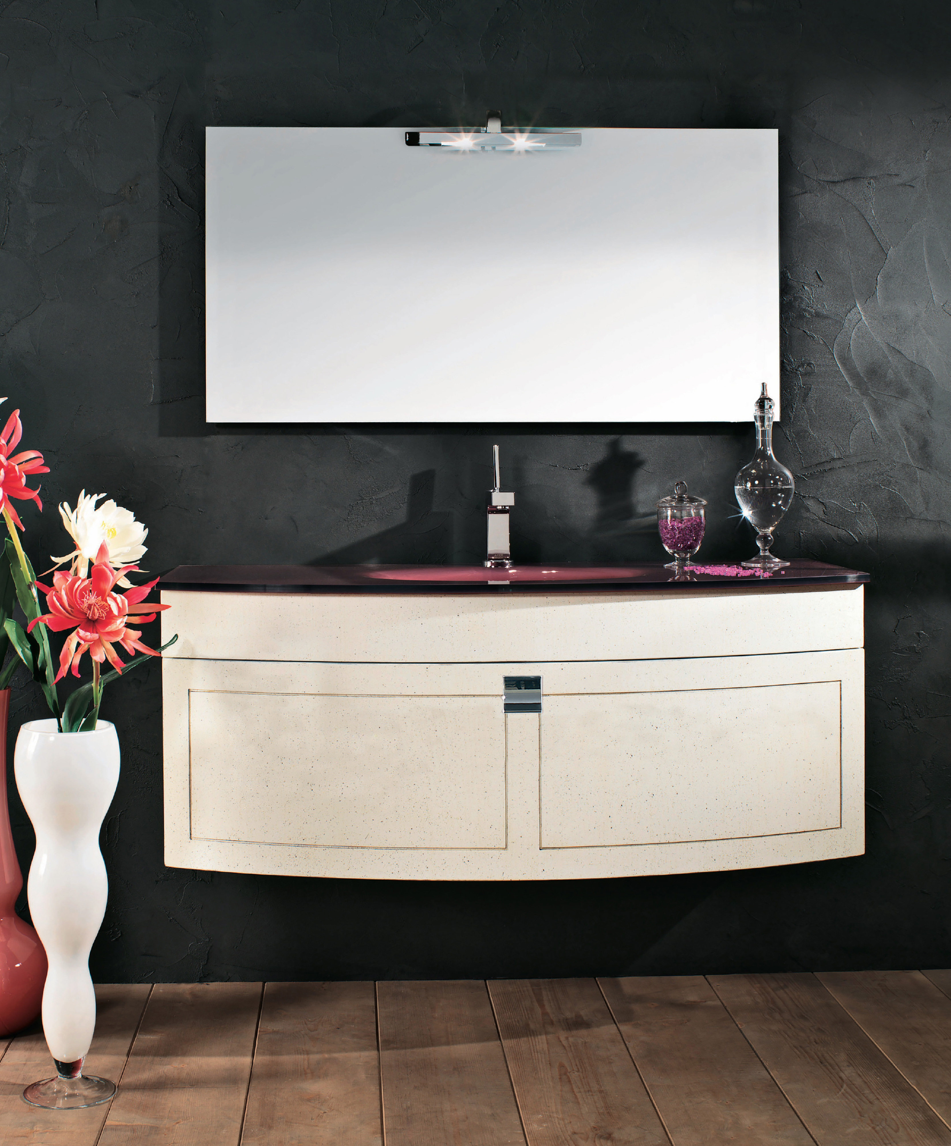 8090 Tifernoit Белая лакированная композиция для ванной Bagno  - Вид №1